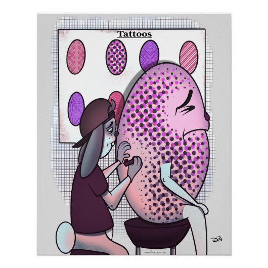 Tattoos auf dem Ostereig Poster (Vorderseite)