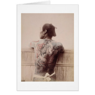 Tattoos des japanischen Bridegrooms, c.1880 (Foto)