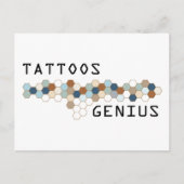 Tattoos Genius Postkarte (Vorderseite)