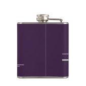 Tattoos Linework | Bohemische Lila Grüne Flachmann (Rückseite)