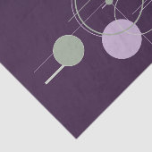 Tattoos Linework | Bohemisches Lila Grün Abstrakt Seidenpapier (Ausschnitt)