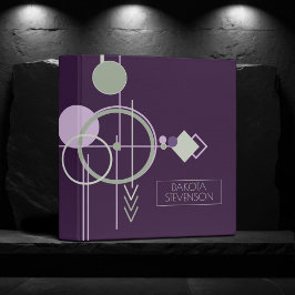 Tattoos Linework | Bohemisches Lila grünes Brandin 2,5 Cm Ordner