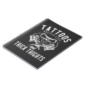 Tattoos Lover Inkted Tattoo Artist Notizblock (Linke Seite)