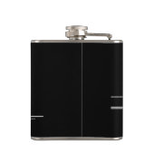 Tattoos Modernes Art Deco | Einfach benutzerdefini Flachmann (Rückseite)