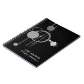 Tattoos Modernes Art Deco | Schwarz-Grau-Texte Notizblock (Linke Seite)