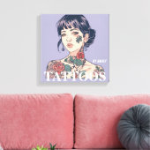 Tattoos Salon Leinwanddruck (Insitu (Wohnzimmer))