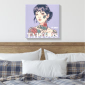 Tattoos Salon Leinwanddruck (Insitu (Schlafzimmer))