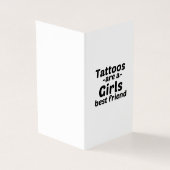Tattoos sind ein Mädchenfreund Visitenkarten (Vorderseite)