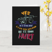 Tattoos sind Kunst Karte (Gelbe Blume)