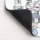 Tattoos Theme Funny Tattooist Mousepad (Ecke)
