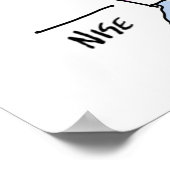 Tattoos Theme Funny Tattooist Poster (Ecke)