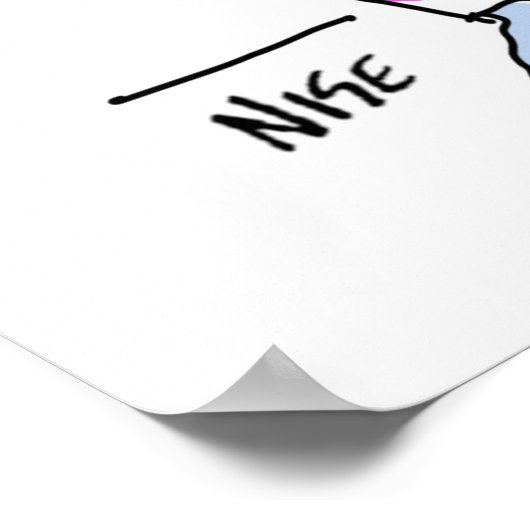 Tattoos Theme Funny Tattooist Poster (Ecke)