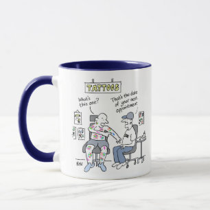 Tattoos Theme Funny Tattooist Tasse