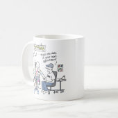 Tattoos Theme Funny Tattoooist Kaffeetasse (Vorderseite Links)