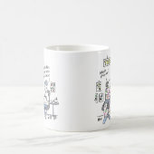Tattoos Theme Funny Tattoooist Kaffeetasse (Mittel)