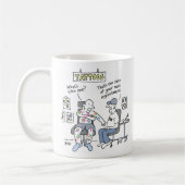 Tattoos Theme Funny Tattoooist Kaffeetasse (Links)
