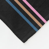 Tattoos und Rose 2 Fleecedecke (Ecke)