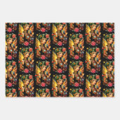 Tattoos und Rose 2 Geschenkpapier Set (Vorderseite 3)