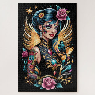 Tattoos und Rose 2 Puzzle
