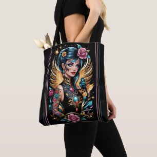 Tattoos und Rose 2 Tasche