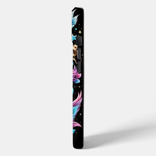 Tattoos und Rose Case-Mate iPhone Hülle (Rückseite / Links)