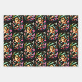 Tattoos und Rose Geschenkpapier Set (Vorderseite 3)