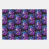 Tattoos und Rose Geschenkpapier Set (Vorderseite 2)