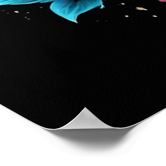 Tattoos und Rose Poster (Ecke)