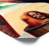 Tattoot Beach Button-up Poster (Ecke)