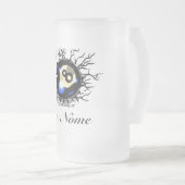 Tatuatori.it acht Ball Mattglas Bierglas (VorderseiteRechts)