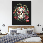 TATV-skull04 Leinwanddruck (Insitu (Schlafzimmer))