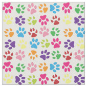 Tatze druckt Gewebe Stoff (Nahaufnahme)