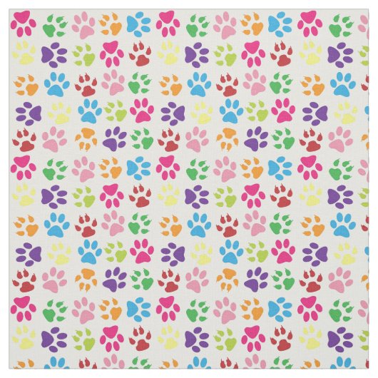 Tatze druckt Gewebe Stoff (Muster)