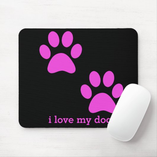 Tatze druckt Hund Mousepad (Mit Mouse)