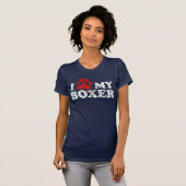 Tatze I mein Boxert-shirt T-Shirt (Vorne ganz)