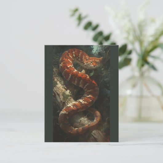 Tatzelwurm Postkarte (Stehend Vorderseite)