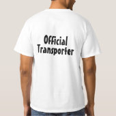 Tatzen auf Rad-Transporter-T - Shirt (Rückseite)