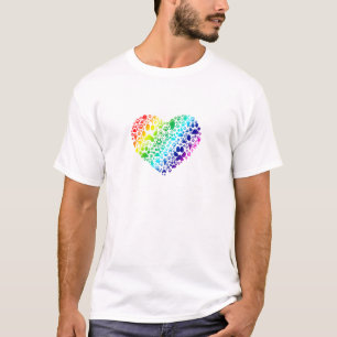 Tatzen des Herzens T-Shirt
