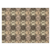 Tatzen-Druck-Entwurf Tischdecke (Vorderseite (Horizontal))