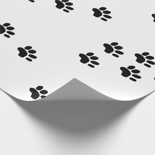 Tatzen-Druck-Geschenk-Verpackung Geschenkpapier (Ecke)