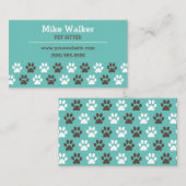 Tatzen-Druck-Haustier-Modell Visitenkarte (Vorne/Hinten)