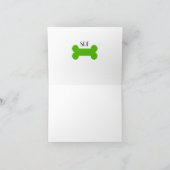 Tatzen-Druck-Herz-Raum-Anmerkungs-Karte (Innenseite)