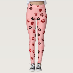 Tatzen-Druck-Leggings für Hundeliebhaber Leggings