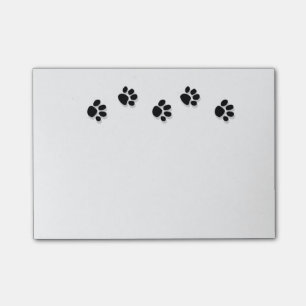 Tatzen-Druck-Notizblock Post-it Klebezettel