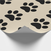 Tatzen-Druck-Packpapier Geschenkpapier (Ecke)