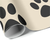 Tatzen-Druck-Packpapier Geschenkpapier (Rolleneckpunkt)