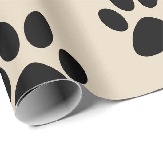 Tatzen-Druck-Packpapier Geschenkpapier (Rolleneckpunkt)