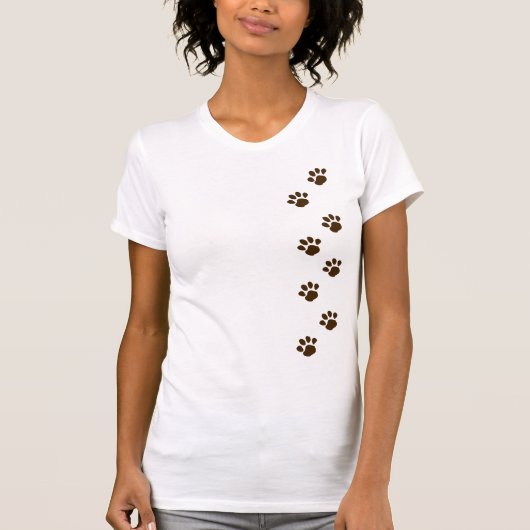 Tatzen-Druck T-Shirt (Vorderseite)