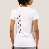Tatzen-Druck T-Shirt (Rückseite)