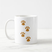 Tatzen-Druck-Tasse Kaffeetasse (Links)